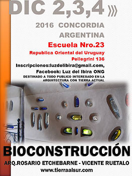 Curso de bioconstrucción | Concordia, Argentina.