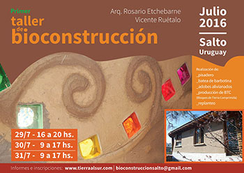 Primer taller de bioconstrucción.