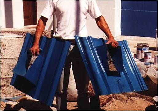 Piezas especiales para los techos.