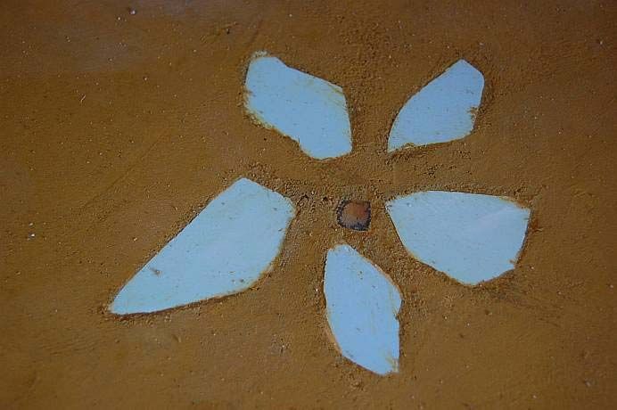 Detalle en muro.
