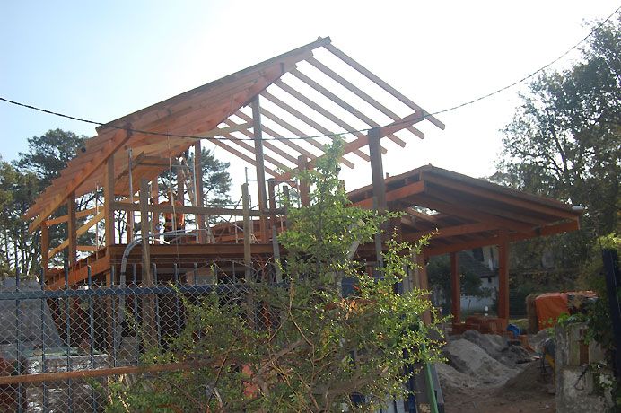 Estructura de madera.