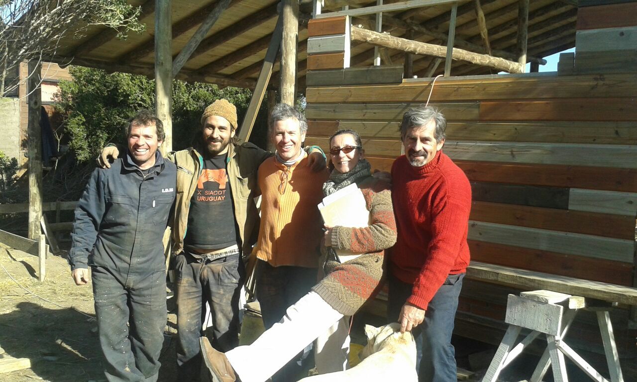 El equipo, Gustavo, Nico, Eduardo, Rosario y Vicente.