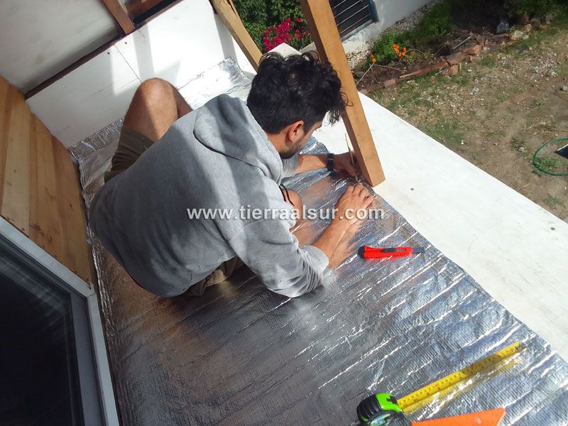 Casa de Andrés en Solymar: Paneles de fajina en Solymar, 2022 — foto 24