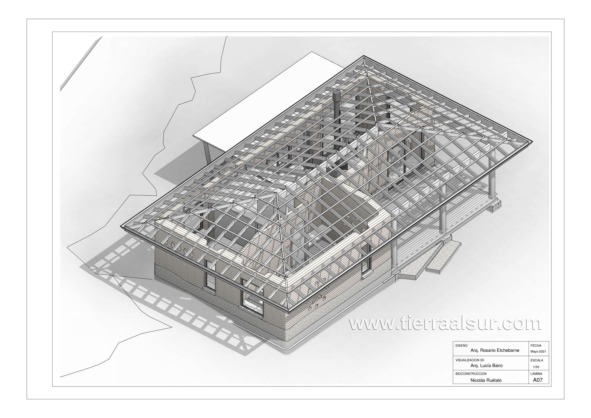 Casa Folga en Punta Colorada, Maldonado: Paneles de fajina en Punta Colorada, 2022 — foto 3