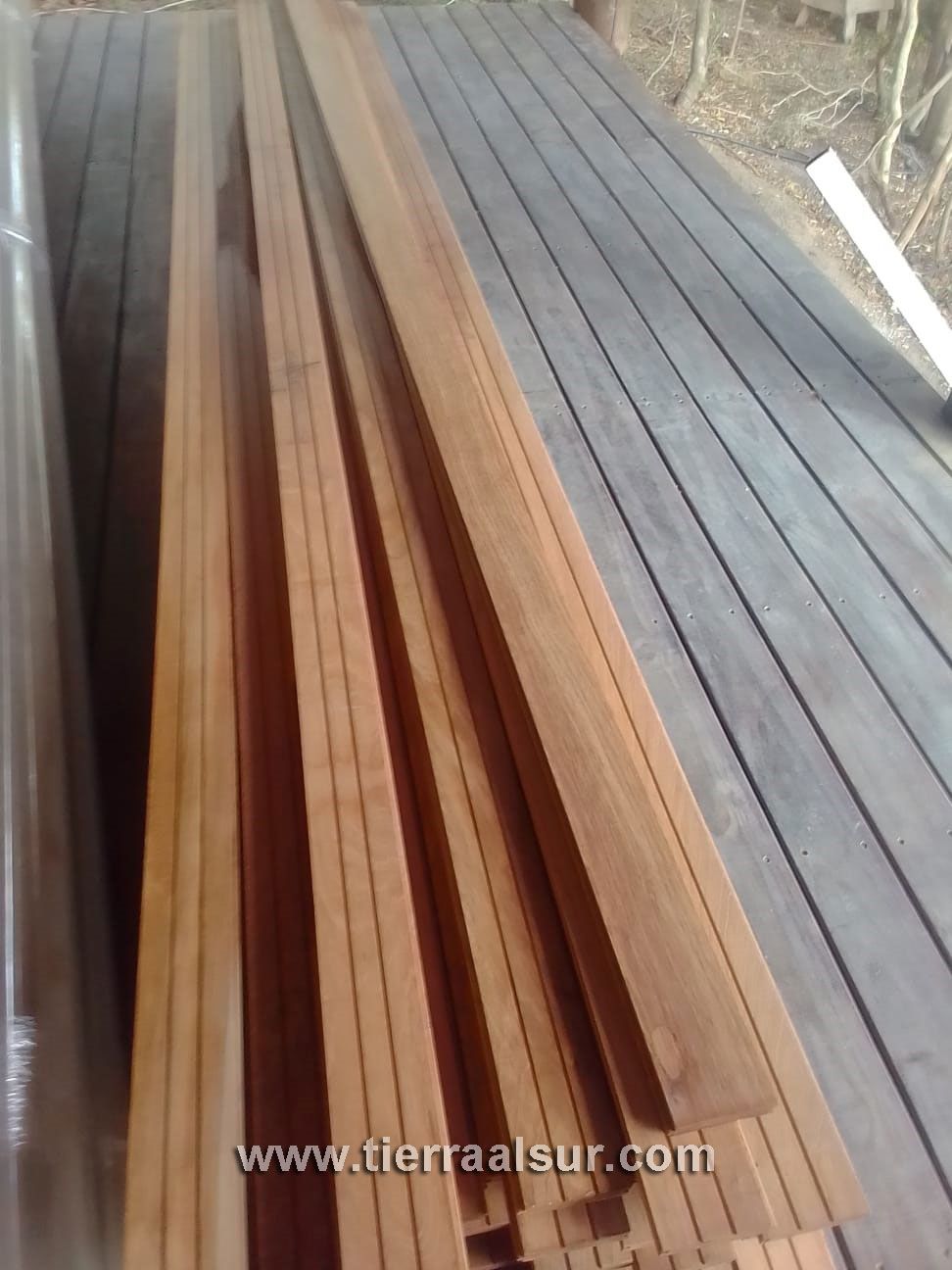 Pisos de madera de jatoba.